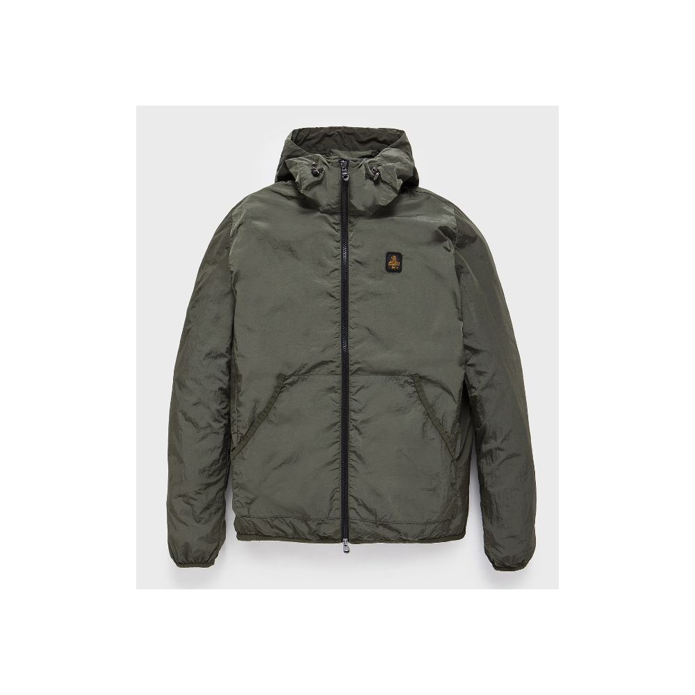 Refrigiwear Green Polyamide Men Jacket Refrigiwear