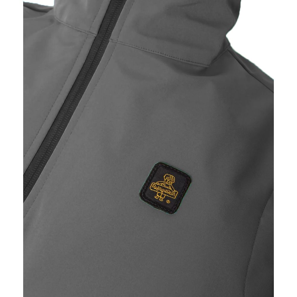 Refrigiwear Brown Polyester Men Vest Refrigiwear