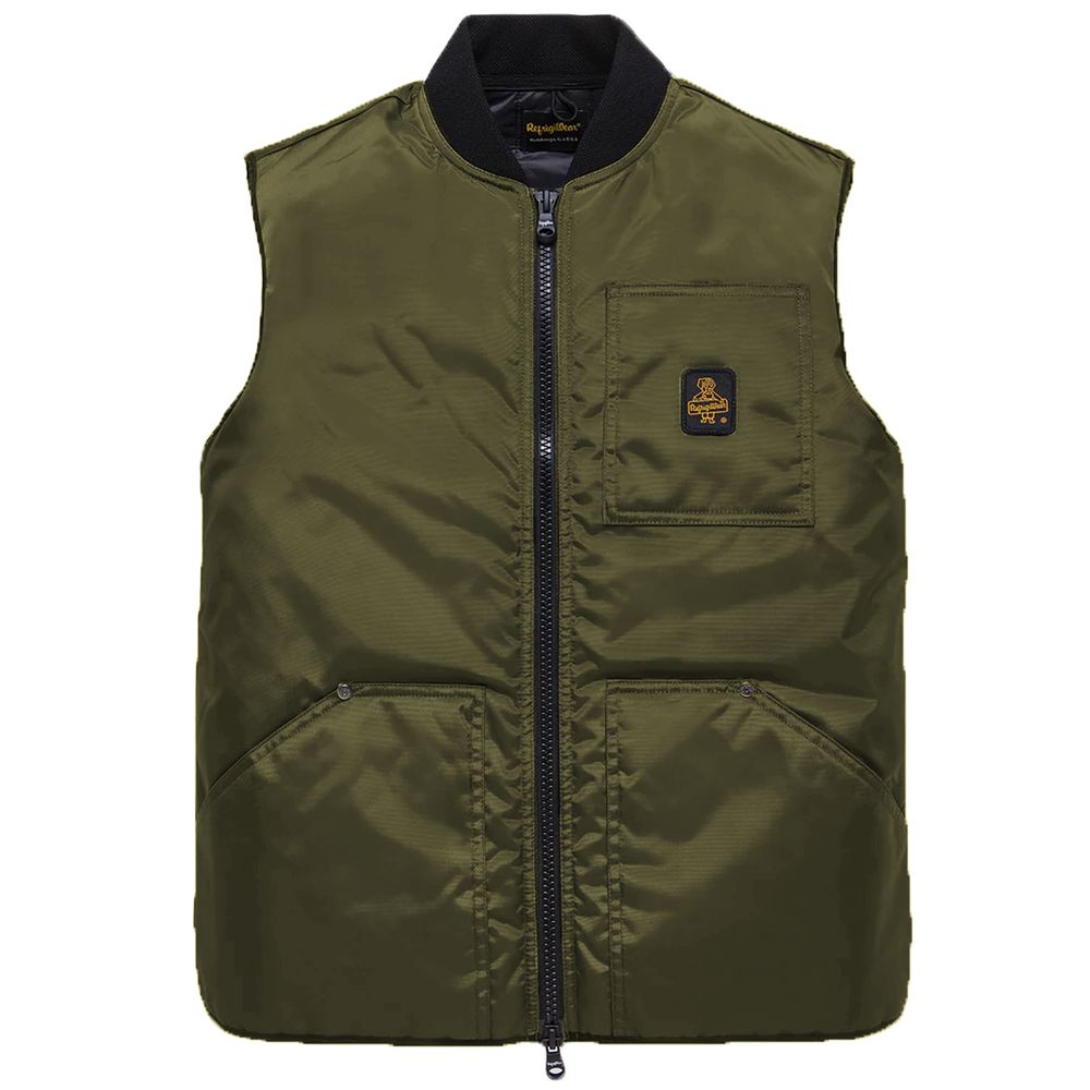 Refrigiwear Green Polyamide Jacket Refrigiwear