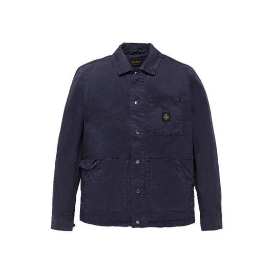 Refrigiwear Blue Cotton Jacket Refrigiwear