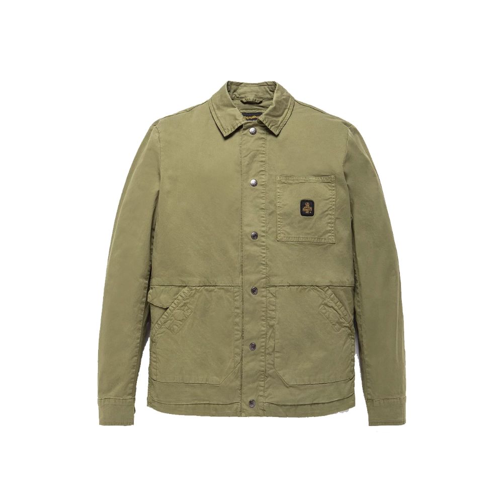 Refrigiwear Green Cotton Jacket Refrigiwear