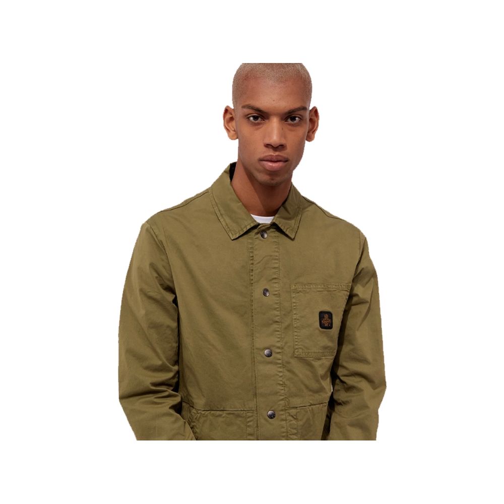 Refrigiwear Green Cotton Jacket Refrigiwear