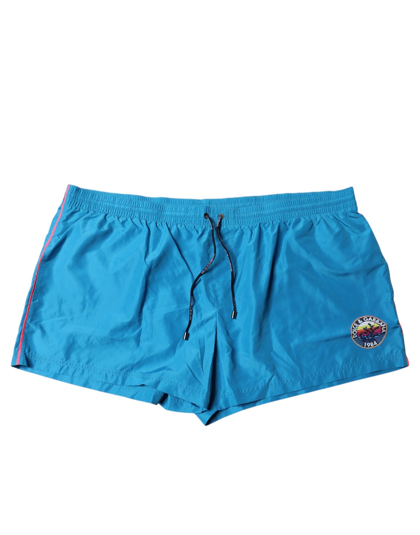 Dolce & Gabbana Turquoise Logo Beachwear Shorts 2Pc Swimwear Dolce & Gabbana