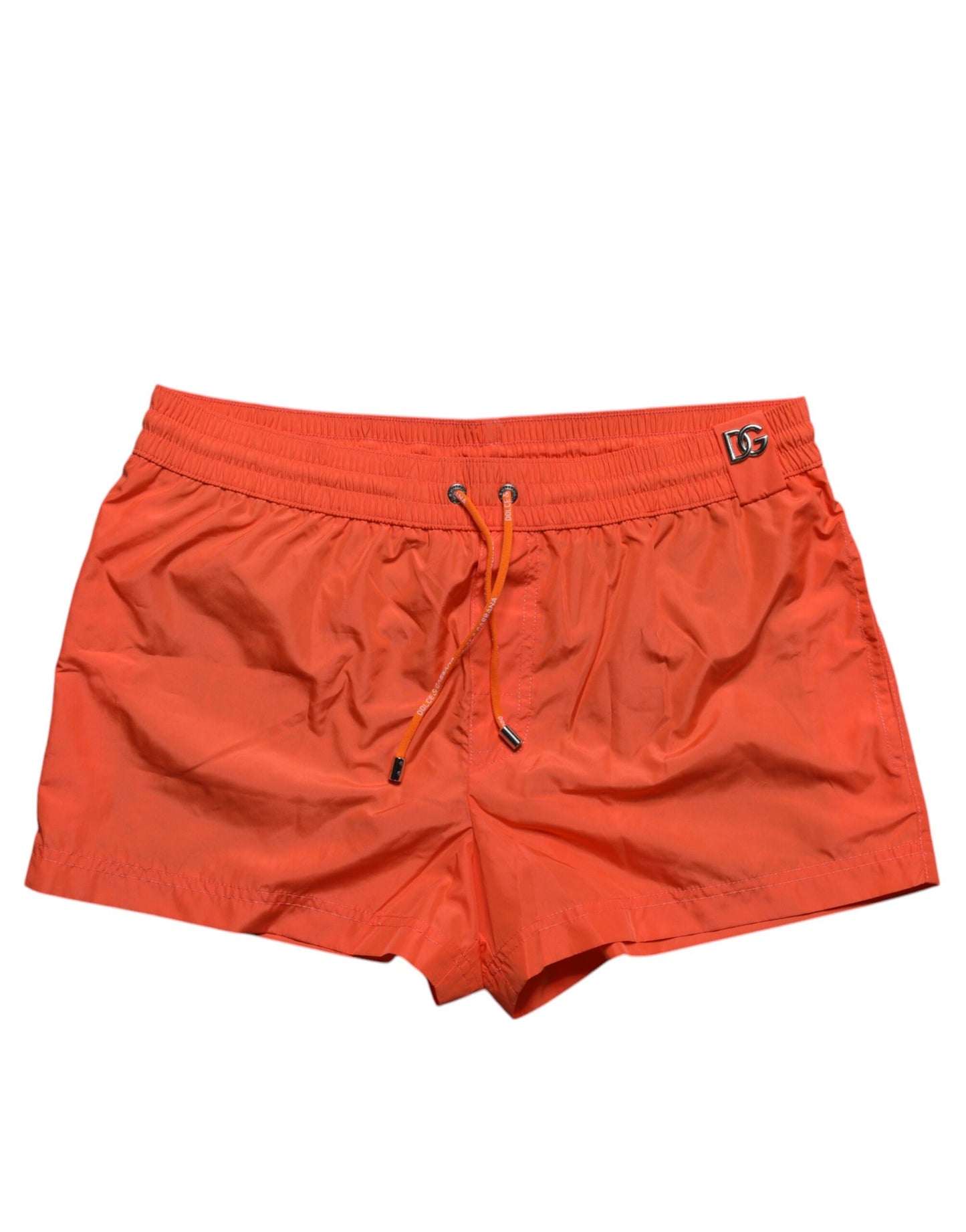 Dolce & Gabbana Orange Polyester Beachwear Shorts 2Pc Swimwear Dolce & Gabbana