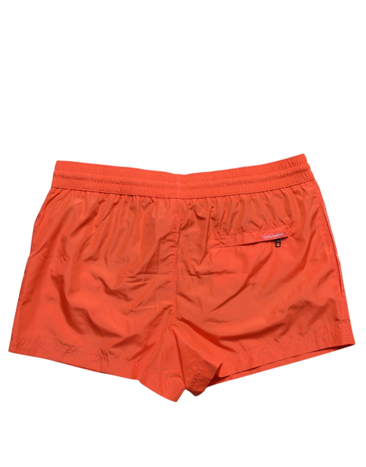 Dolce & Gabbana Orange Polyester Beachwear Shorts 2Pc Swimwear Dolce & Gabbana