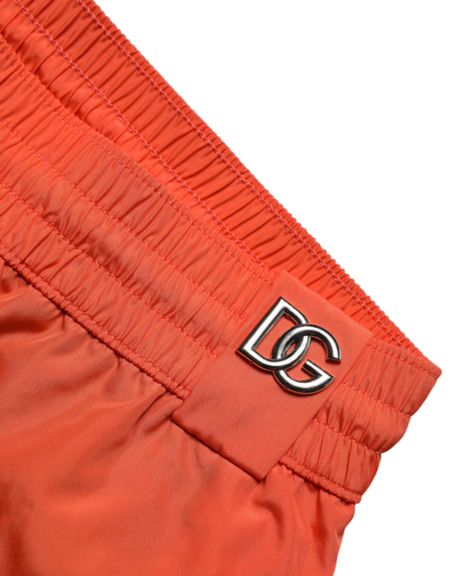 Dolce & Gabbana Orange Polyester Beachwear Shorts 2Pc Swimwear Dolce & Gabbana