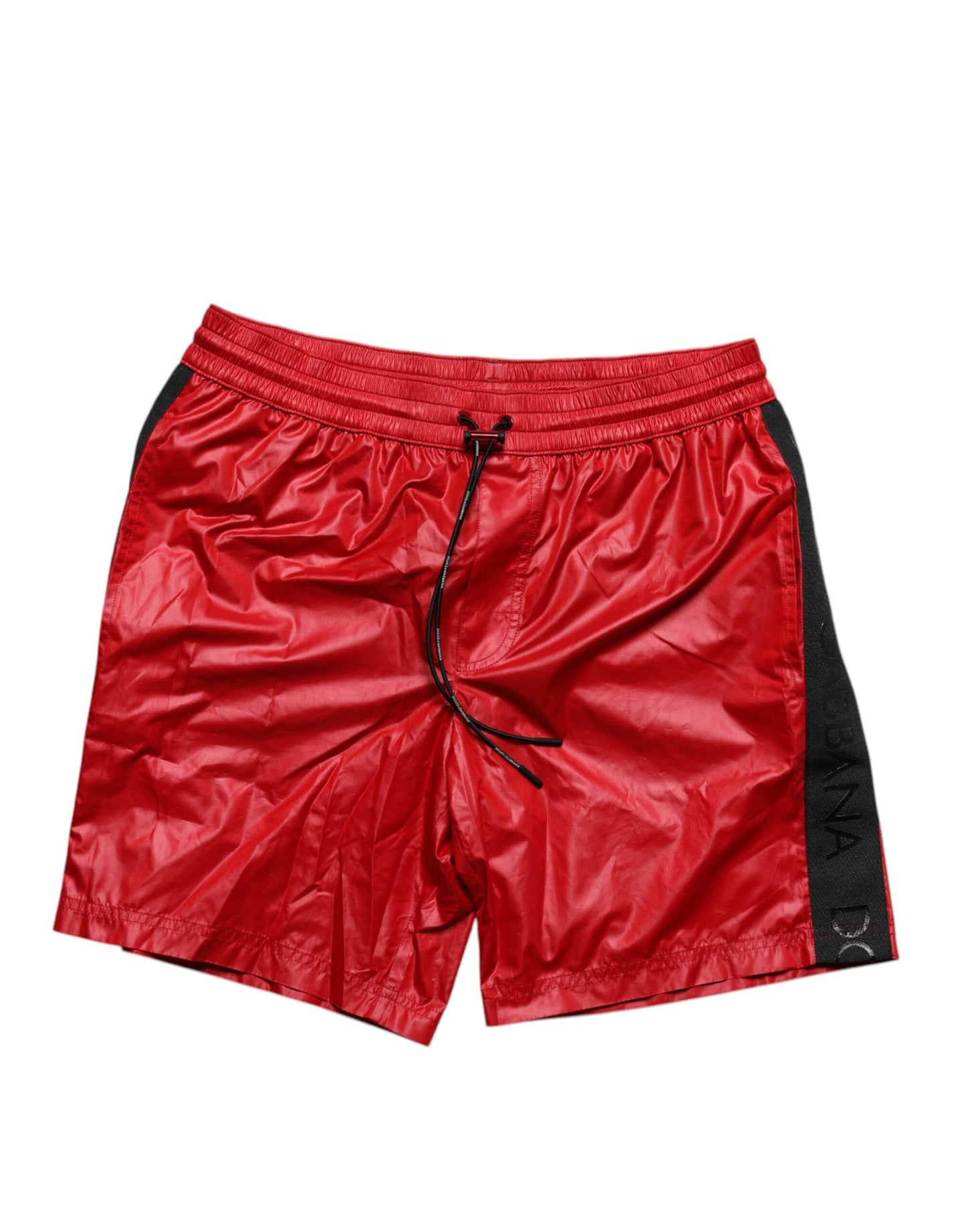 Dolce & Gabbana Red Polyester Beachwear Shorts 2Pc Swimwear Dolce & Gabbana