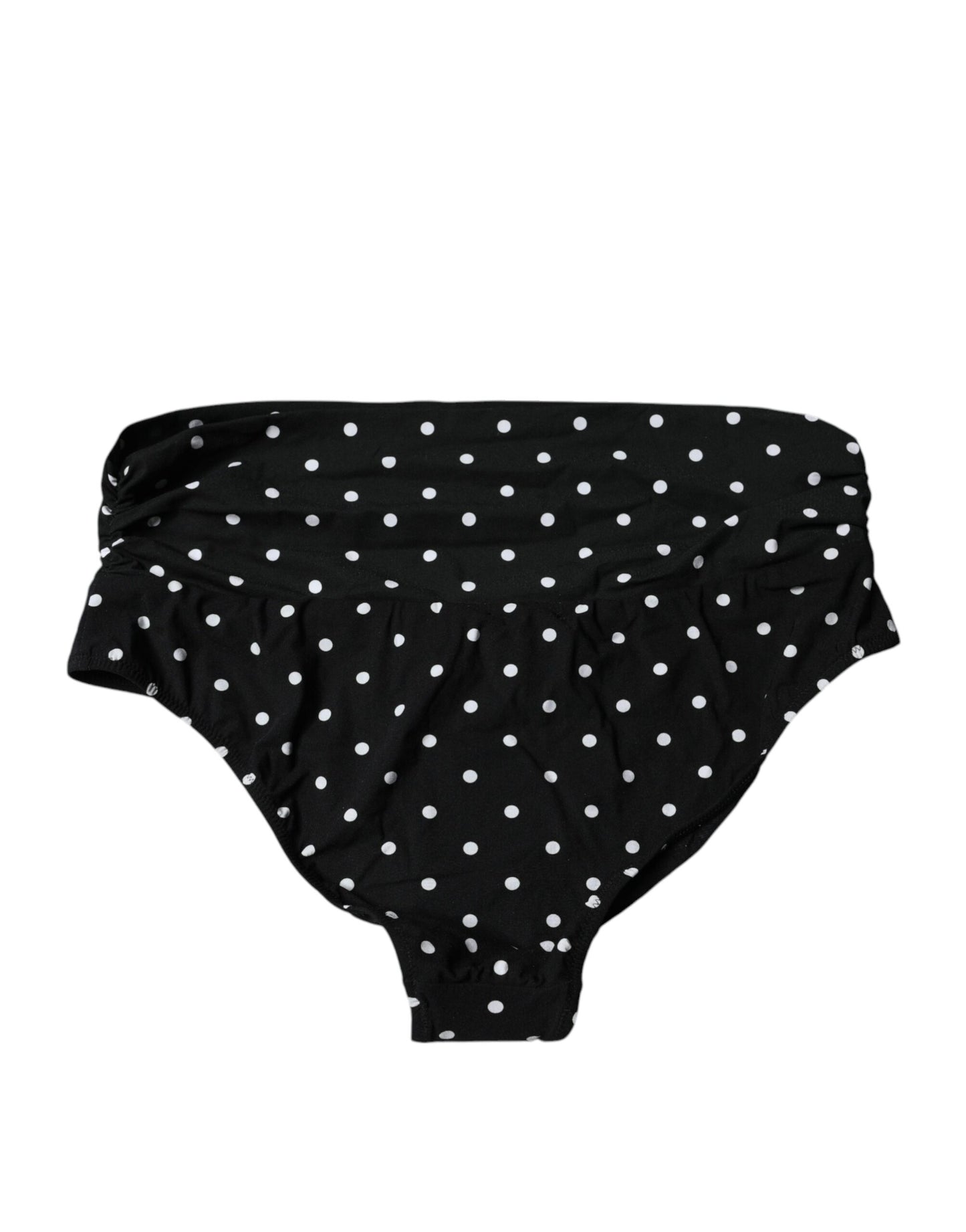 Dolce & Gabbana Black Polka Dot Swimsuit Bikini Bottom Swimwear Dolce & Gabbana