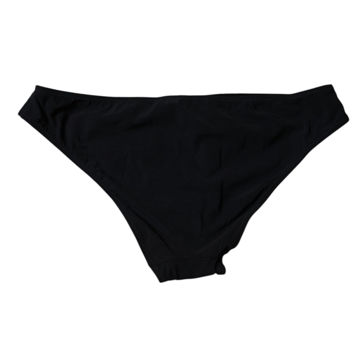 Dolce & Gabbana Black Nylon Stretch Mid Waist Panty Underwear - Eljoys Fashion 