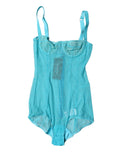 Dolce & Gabbana Blue Tulle Balconette Bra Bodysuit Underwear - Eljoys Fashion 
