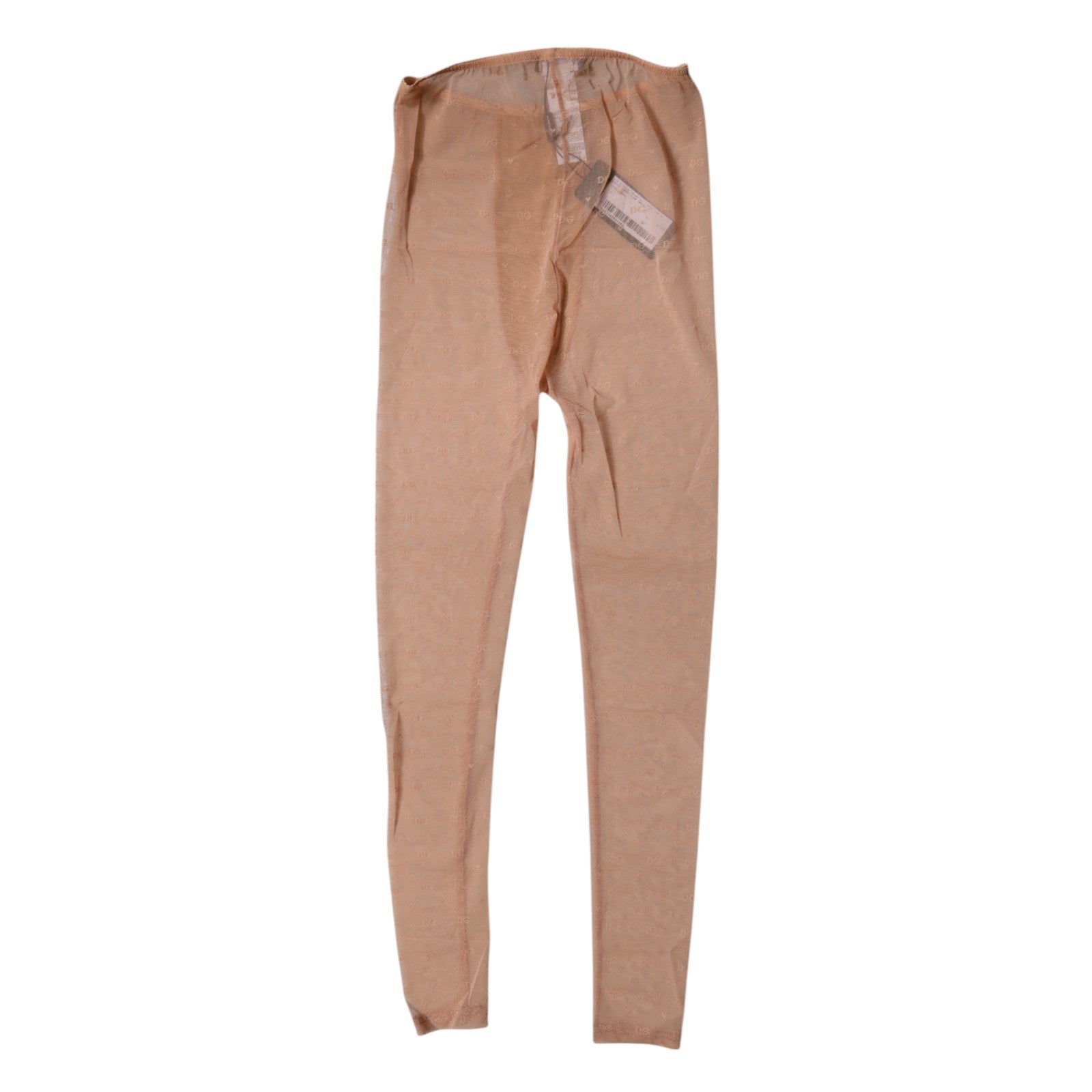 Dolce & Gabbana Nude Beige Logo Lace Lingerie Pants Underwear Dolce & Gabbana