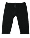 Dolce & Gabbana Black Logo Lace Lingerie Cropped Tight Underwear - Eljoys Fashion 
