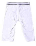 Dolce & Gabbana White Logo Cotton Cropped Tights Underwear