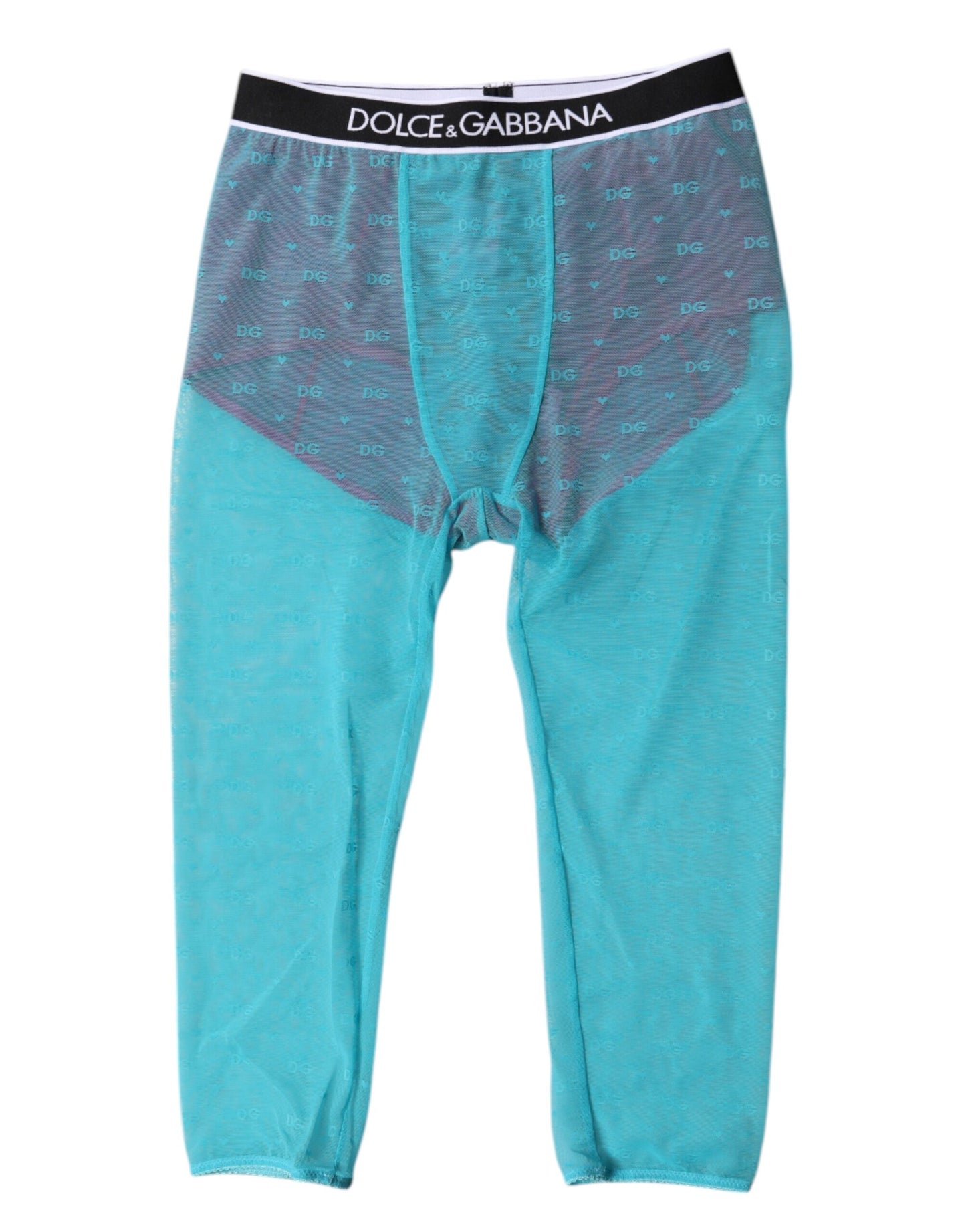 Dolce & Gabbana Blue Fuchsia Logo Lingerie Cropped Underwear Dolce & Gabbana