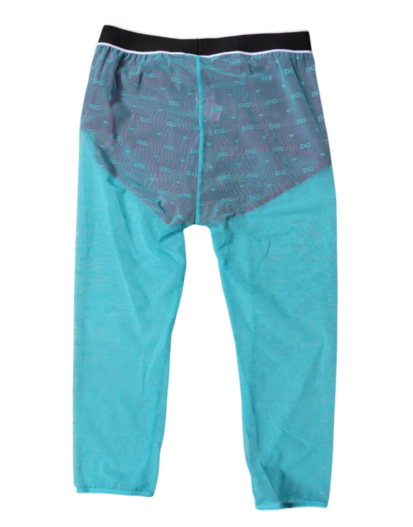 Dolce & Gabbana Blue Fuchsia Logo Lingerie Cropped Underwear Dolce & Gabbana