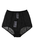 Dolce & Gabbana Black Logo Girdle High Waist Panty Underwear - Eljoys Fashion 