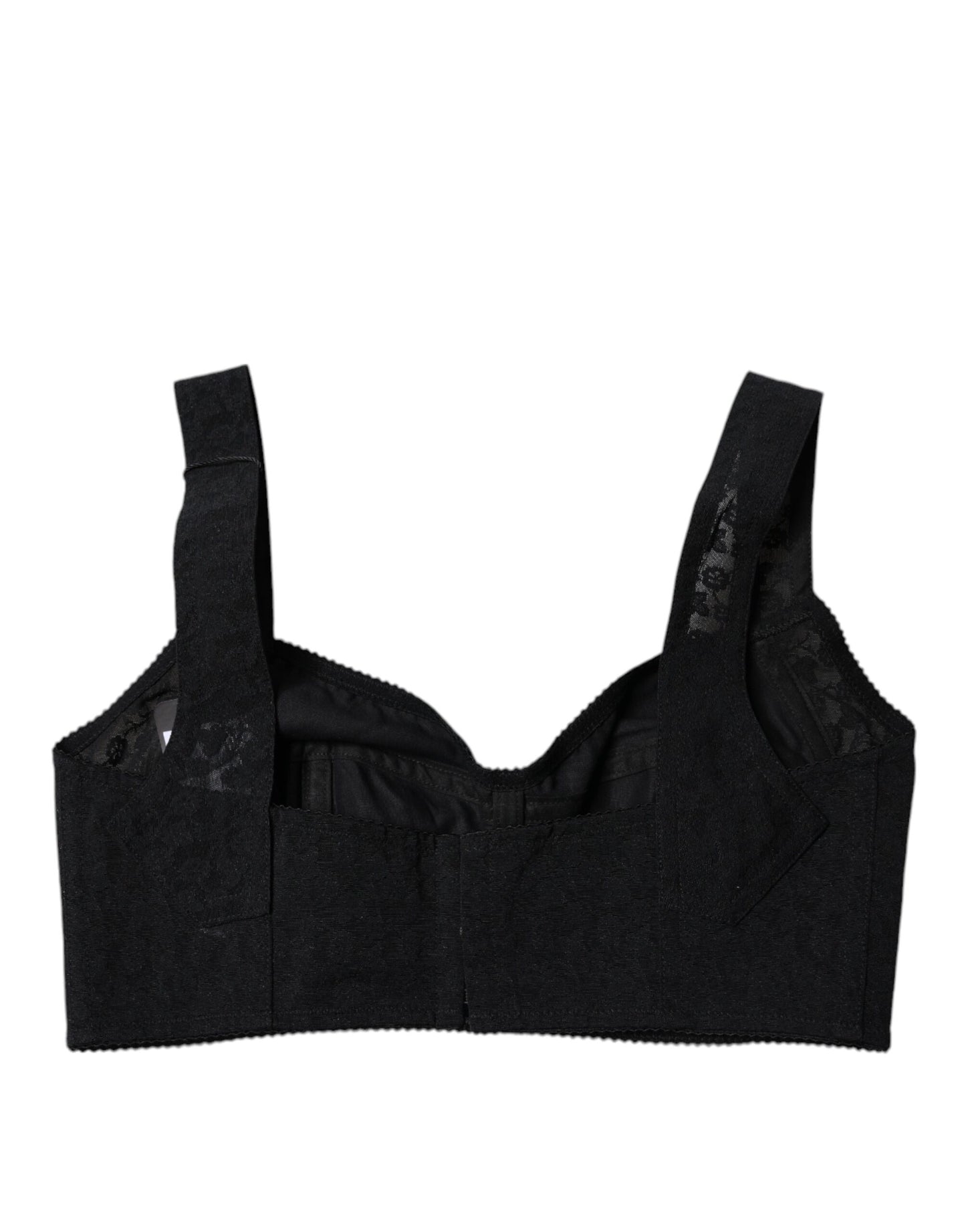Dolce & Gabbana Black Nylon Balconcino Brassiere Underwear Dolce & Gabbana