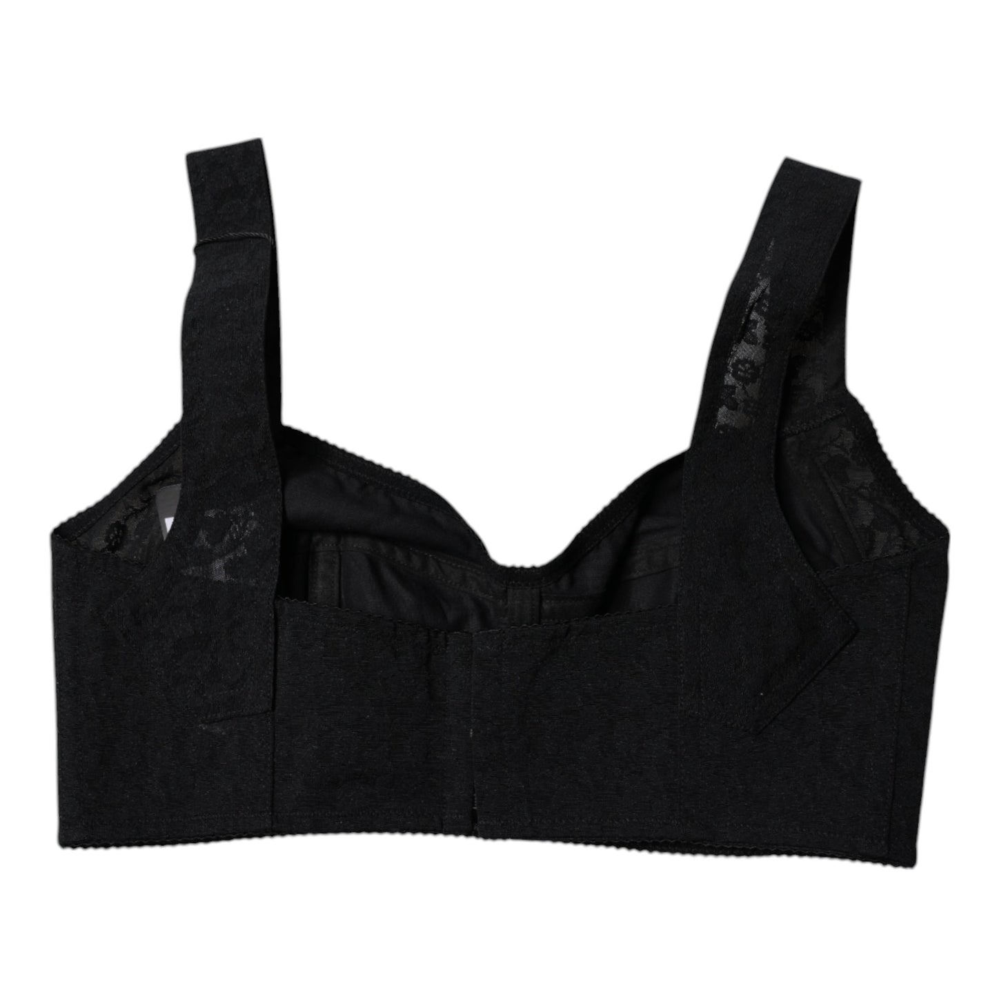 Dolce & Gabbana Black Nylon Balconcino Brassiere Underwear Dolce & Gabbana