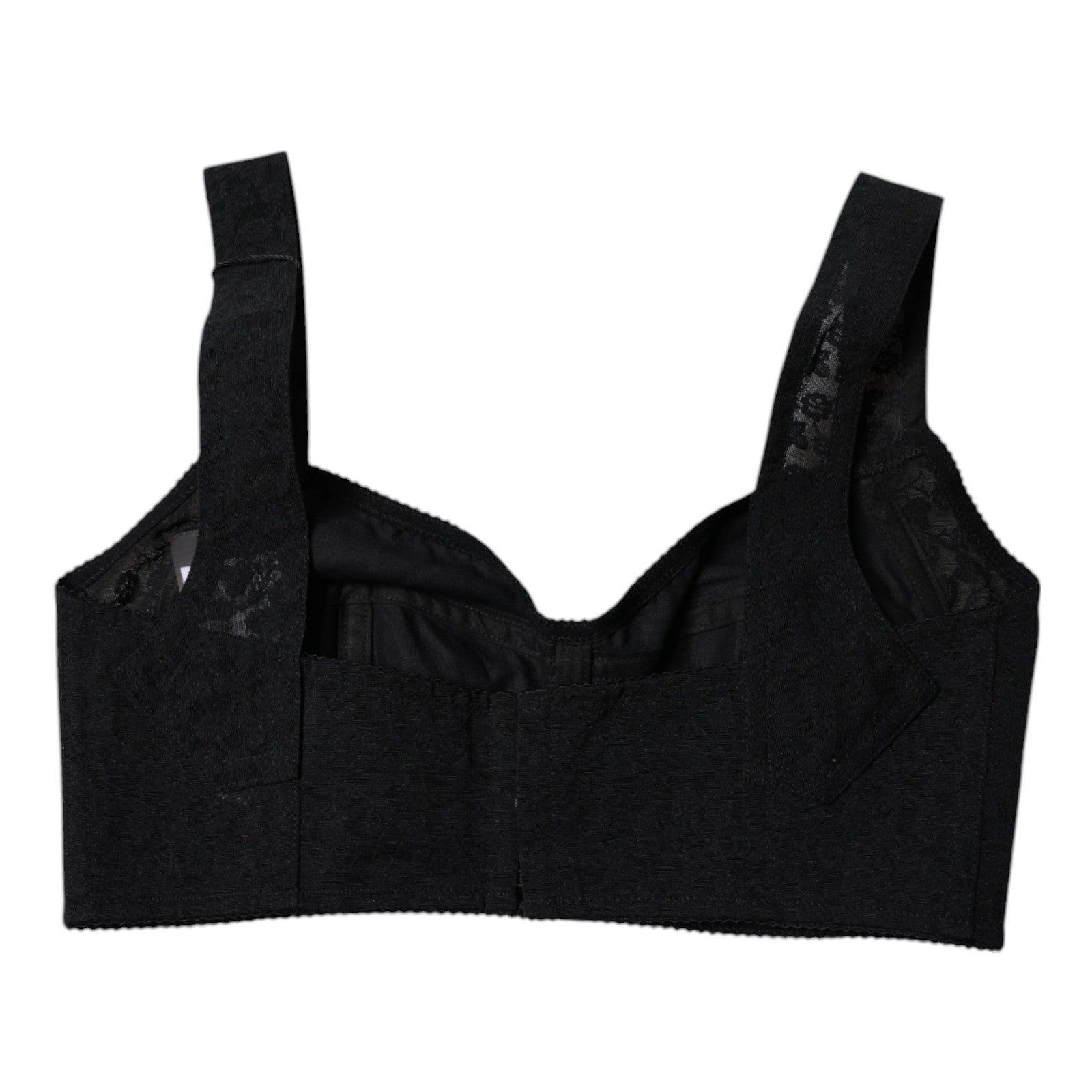 Dolce & Gabbana Black Nylon Balconcino Brassiere Underwear Dolce & Gabbana
