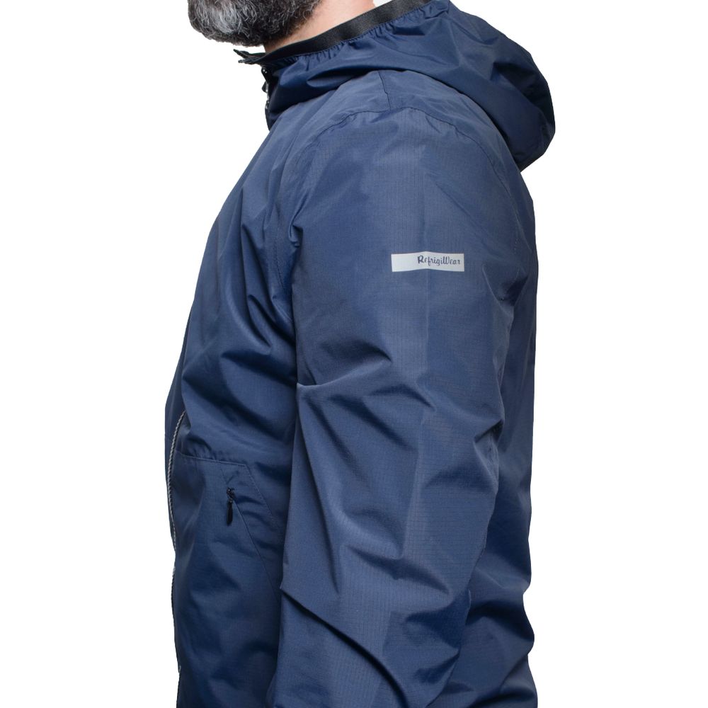 Refrigiwear Blue Nylon Jacket Refrigiwear
