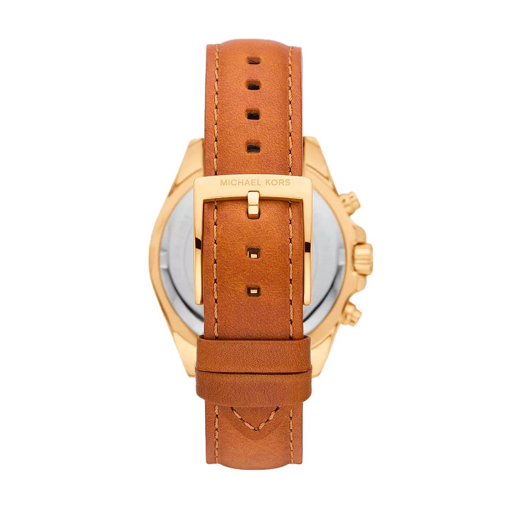 Michael Kors Brown Leather Watch Michael Kors