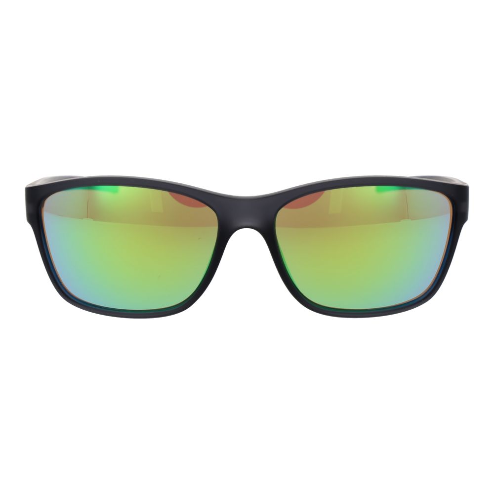 BMW Motorsport black plastic sunglasses with sleek frame and tinted lenses, designed for sporty style and UV protection.