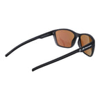 Black plastic BMW Motorsport sunglasses with sleek design and logo, featuring tinted lenses and sporty style.