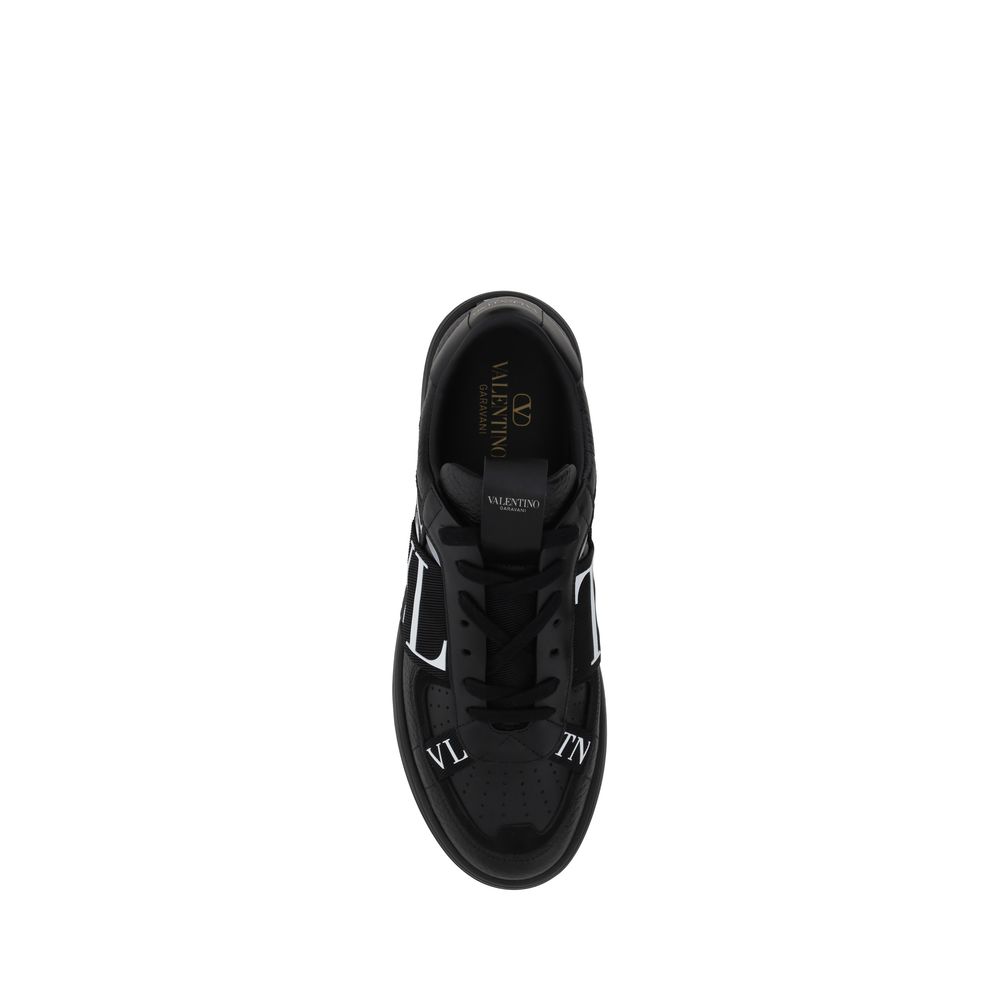 Valentino Garavani Black Leather VL7N Sneakers Valentino Garavani