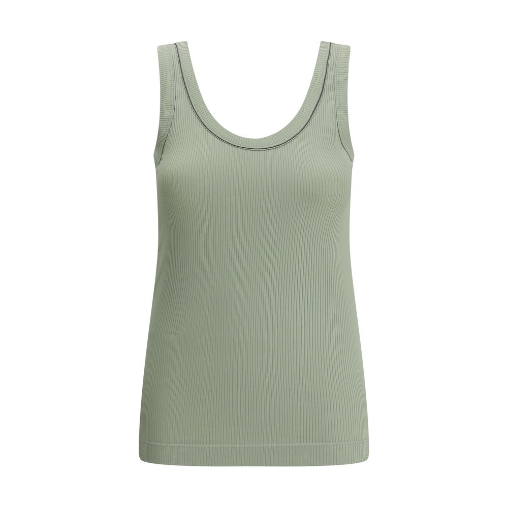 Brunello Cucinelli Ribbed Top Brunello Cucinelli