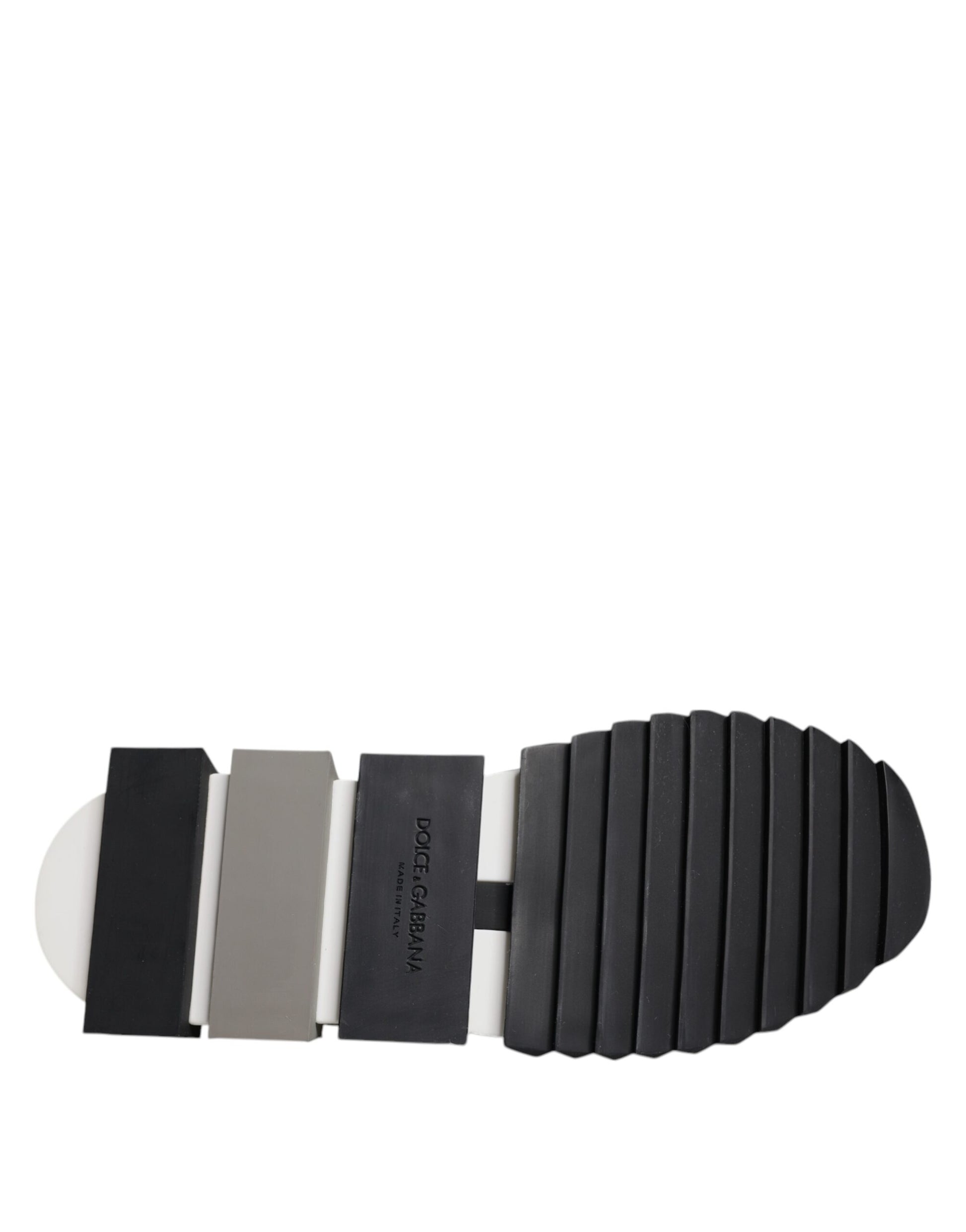 Dolce & Gabbana Black White Slip On Sorrento Sneakers Shoes Dolce & Gabbana