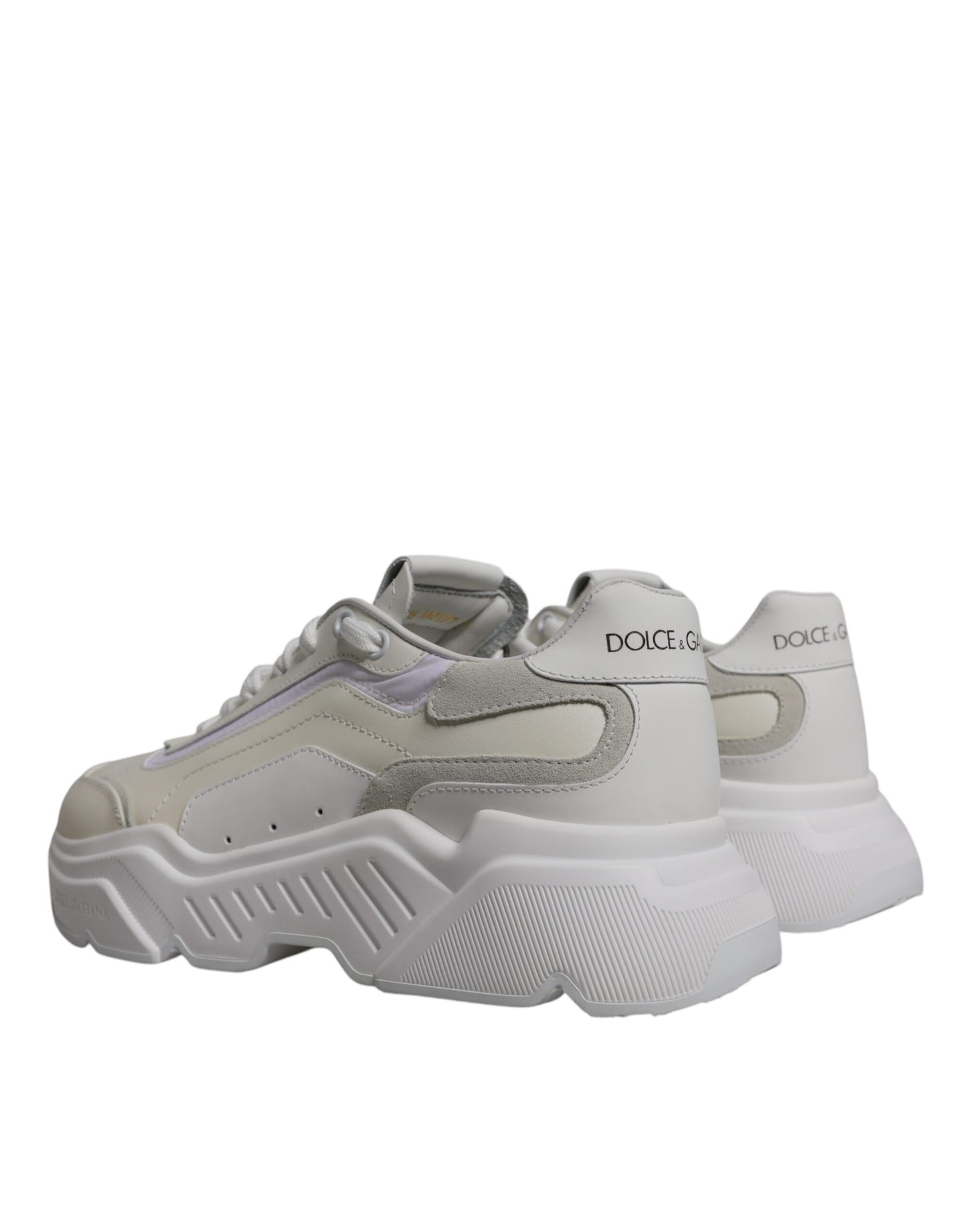 Dolce & Gabbana White Daymaster Low Top Sneakers Shoes Dolce & Gabbana