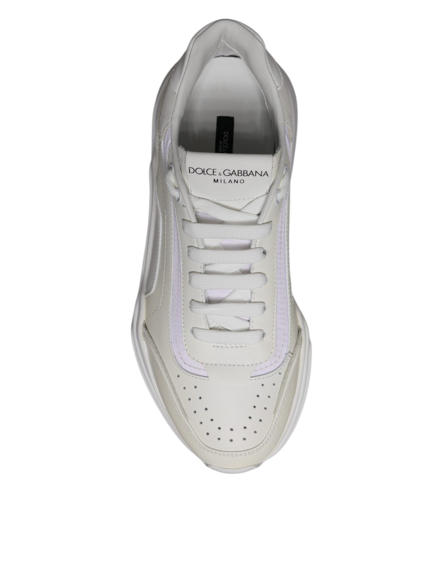 Dolce & Gabbana White Daymaster Low Top Sneakers Shoes Dolce & Gabbana