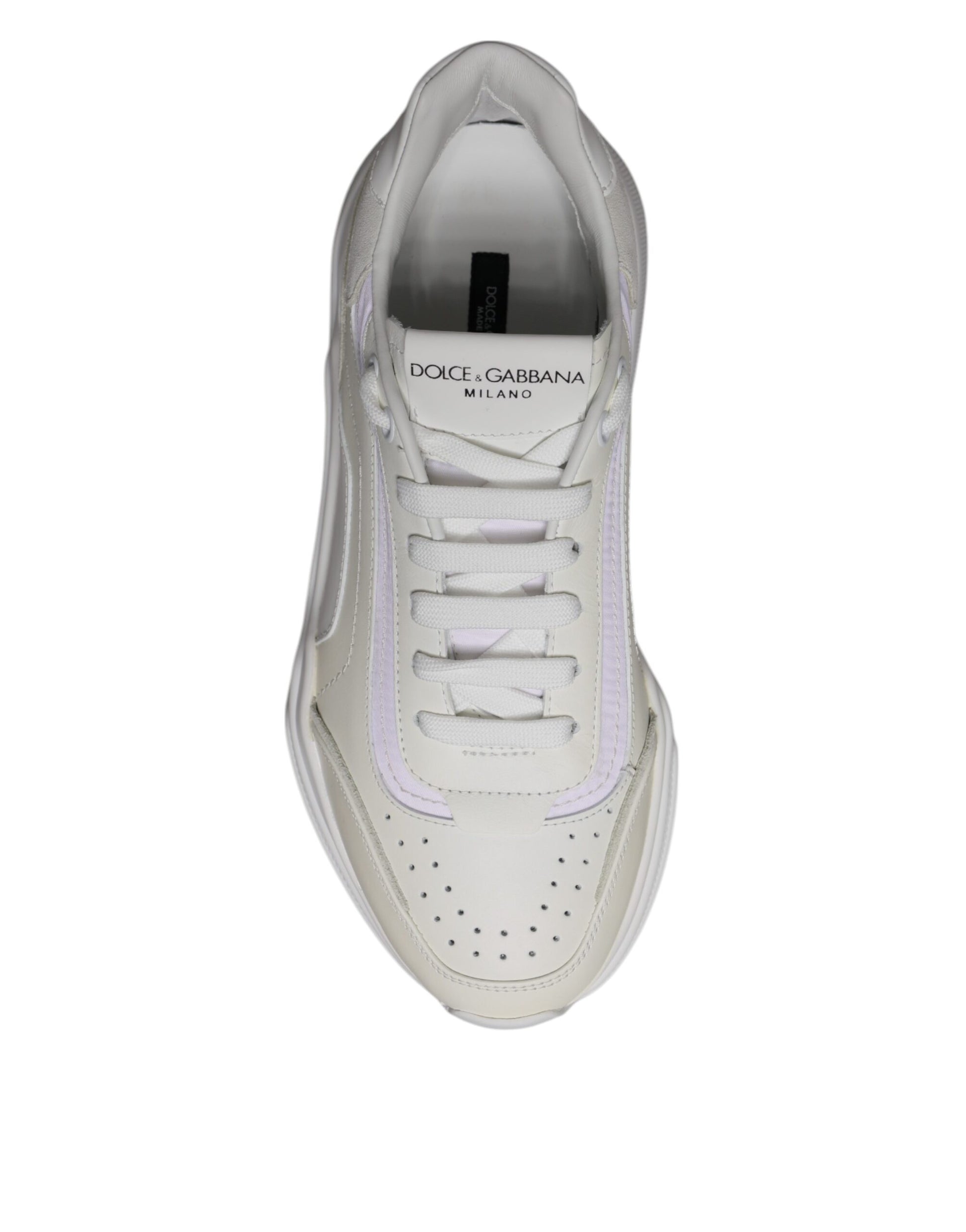Dolce & Gabbana White Daymaster Low Top Sneakers Shoes Dolce & Gabbana