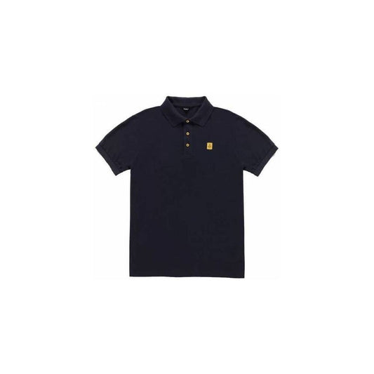 Refrigiwear Blue Cotton Polo Shirt Refrigiwear