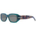 Hugo Boss Bicolor Eco Acetate sunglasses with rounded frames and gradient lenses on a white background.