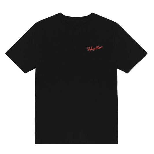 Refrigiwear Black Cotton T-Shirt Refrigiwear