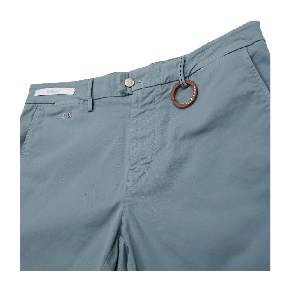 Tramarossa Light Blue Linen Men Short Tramarossa