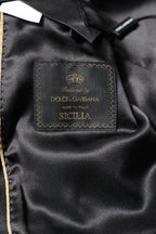 Dolce & Gabbana Multicolor Camouflage SICILIA 3 Piece Suit