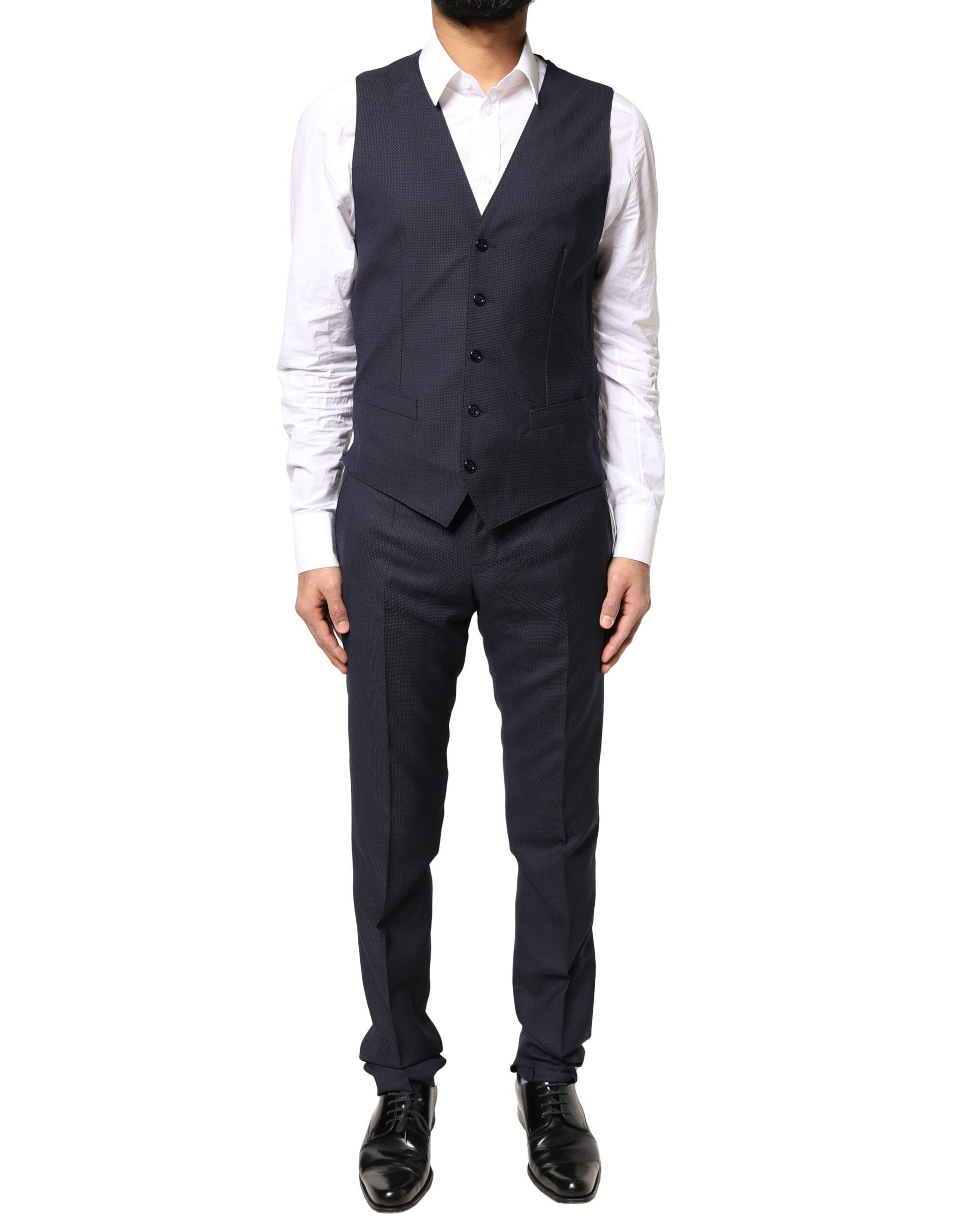 Dolce & Gabbana Black Fantasy MARTINI 3 Piece Formal Suit Dolce & Gabbana