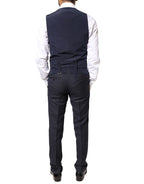 Dolce & Gabbana Dark Gray Fantasy MARTINI 3 Piece Formal Suit