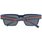 Timberland gray plastic sunglasses with rounded frames and dark tinted lenses, stylish and lightweight for casual wear.
