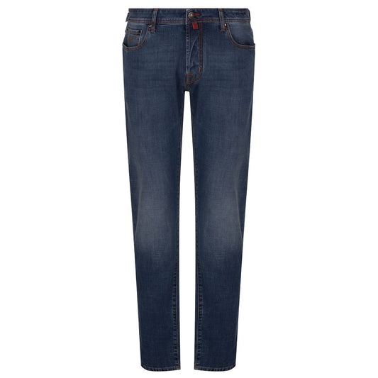 Jacob Cohen Blue Cotton Jeans & Pant Jacob Cohen
