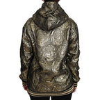 Dolce & Gabbana Im The Queen Jaquard Gold Sweatshirt Hoodie