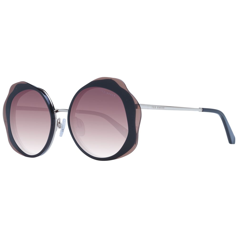Ted Baker black acetate sunglasses with sleek frame and tinted lenses, stylish accessory for sun protection.