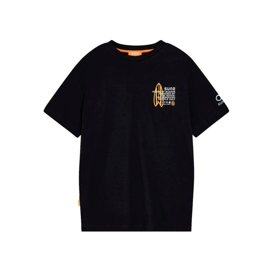 Suns Black Cotton T-Shirt Suns