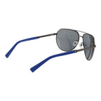 Timberland gray metal sunglasses with sleek frame and tinted lenses, stylish accessories for sun protection and fashion.