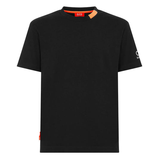 Suns Black Cotton Men T-Shirt Suns