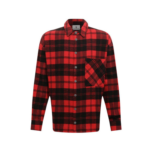 Diego Venturino Red Cotton Jacket Diego Venturino