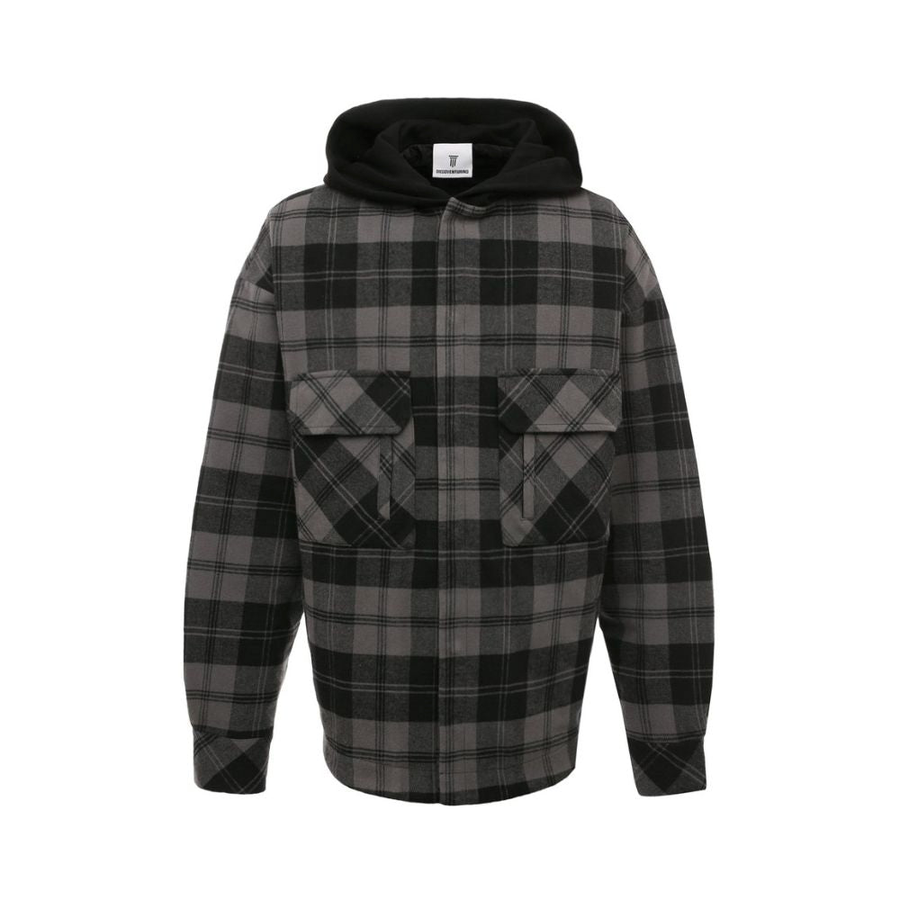 Diego Venturino Gray Cotton Jacket Diego Venturino