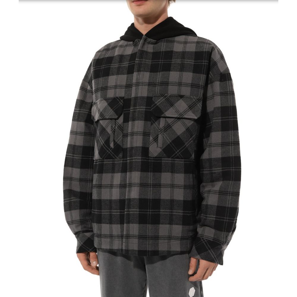 Diego Venturino Gray Cotton Jacket Diego Venturino